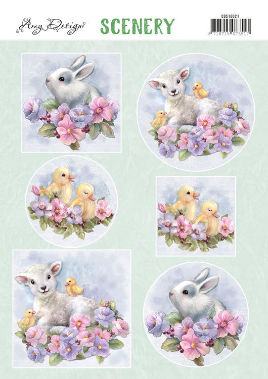Push Out Scenery - Amy Design - Spring Animals