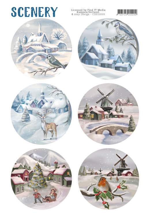 Push Out Scenery - Amy Design - Snow Villages