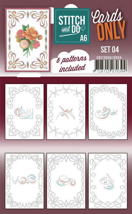 Cards Only Stitch A6 - 004