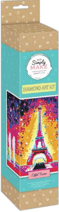Simply Make Diamond Art Kit - Eiffel Tower