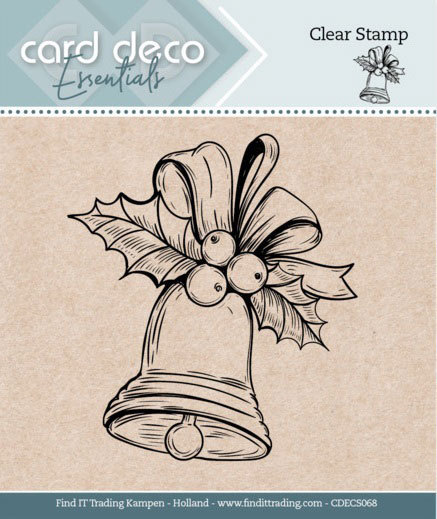 Card Deco Essentials - Clear Stamps - Christmas Bell