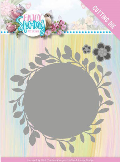 Dies - Amy Design - Enjoy Spring - Leaf Circle
