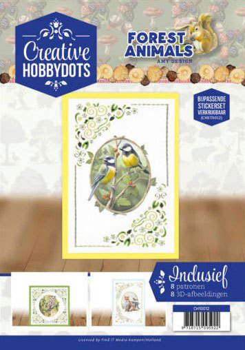 Creative Hobbydots Stickerset 12 - Amy Design - Forest Animals