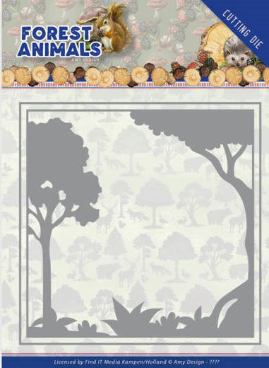 Dies - Amy Design - Forest Animals - Forest Frame