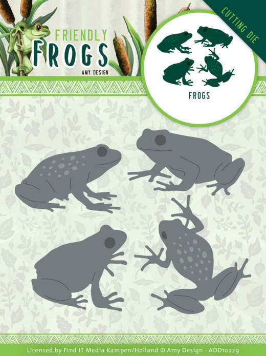 Dies - Amy Design - Friendly Frogs - Frog