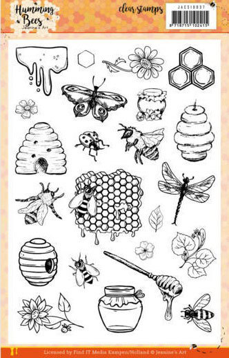 Clear Stamps - Jeanine's Art - Humming Bees
