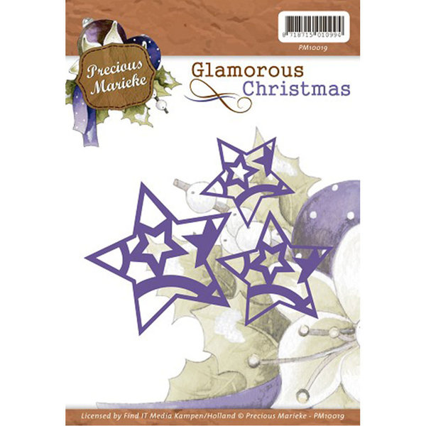 Die - Precious Marieke - Glamorous Christmas - Stars