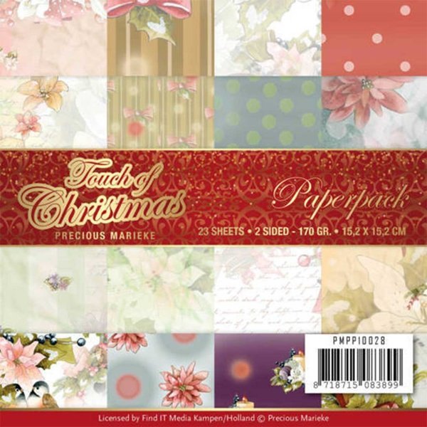 Paperpack - Precious Marieke - Touch of Christmas