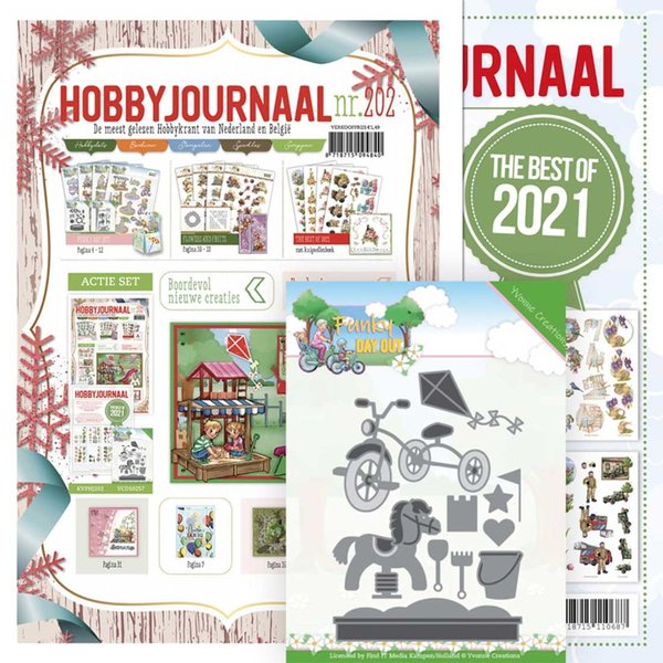 Hobbyjournaal 202 + Die YCD10257 + Knipvellenboek The Best of 2021