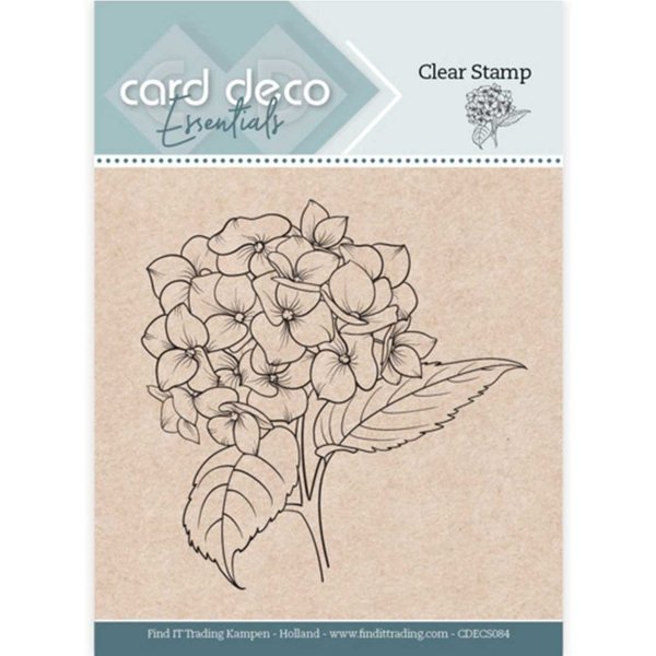 Card Deco Essentials Clear Stamps - Hortensia