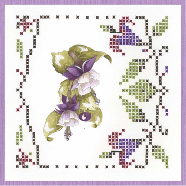 Sparkles Set 59 - Precious Marieke - Purple Flowers