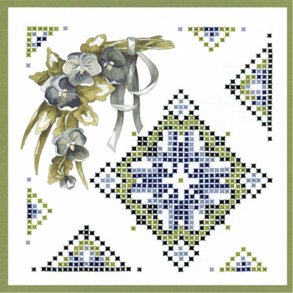 Sparkles Set 46 - Precious Marieke - Pretty Flowers - Blue Flowers