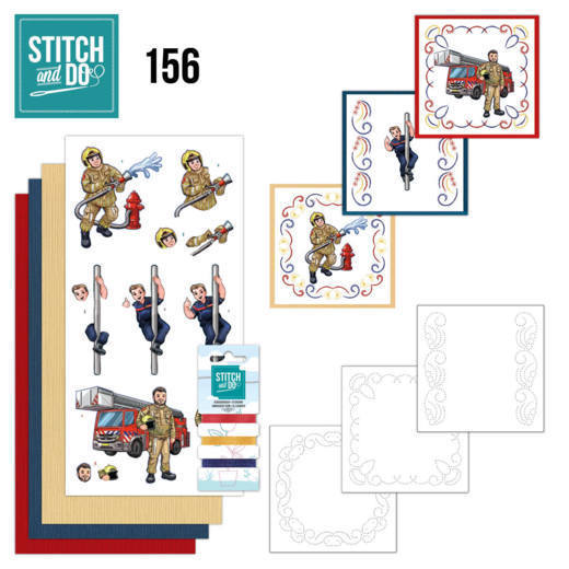 Stitch and Do 156 - Yvonne Creations - Big Guys - Professions