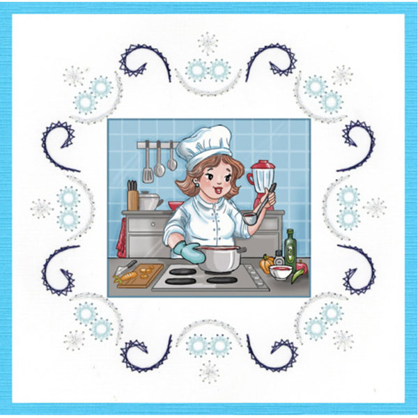 Stitch and Do 154 - Yvonne Creations - Bubbly Girls - Professions