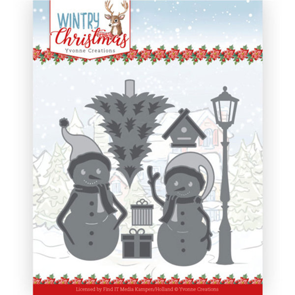 Dies - Yvonne Creations - Wintry Christmas - Snow Friends