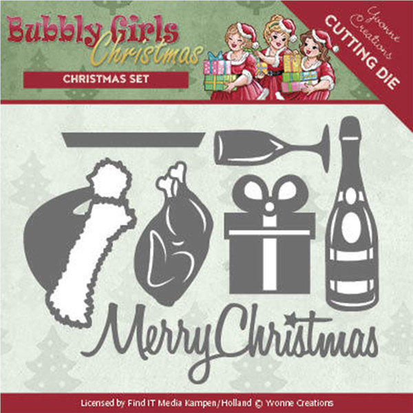 Dies - Yvonne Creations - Bubbly Girls Christmas - Christmas Set
