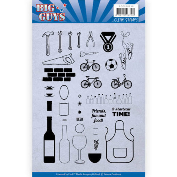 Clear Stamps - Yvonne Creations - Big Guys