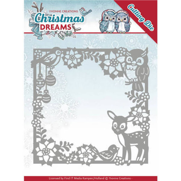 Dies - Yvonne Creations - Christmas Dreams - Christmas Animal Frame
