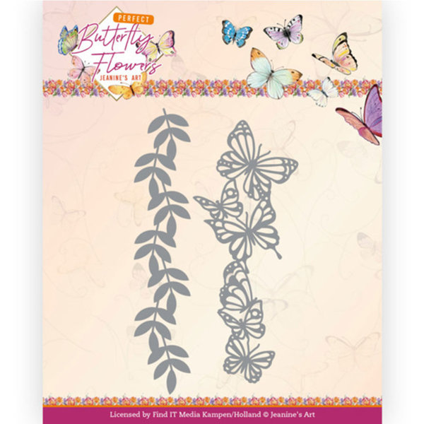 Dies - Jeanine's Art - Perfect Butterfly Flowers - Large Butterfly Edge