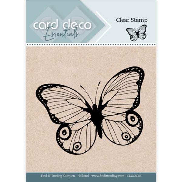 Card Deco Essentials Clear Stamps - Butterfly