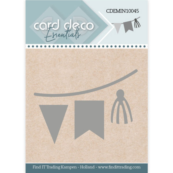 Card Deco Essentials - Mini Dies - 45 - Bunting Flags