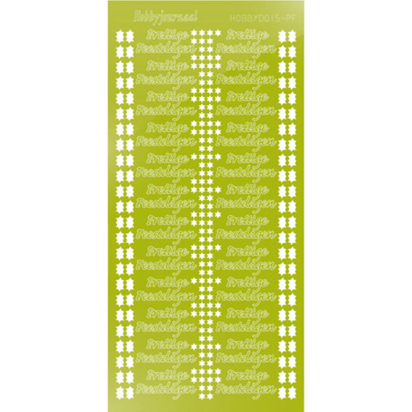 Hobbydots sticker - Mirror - Leaf Green