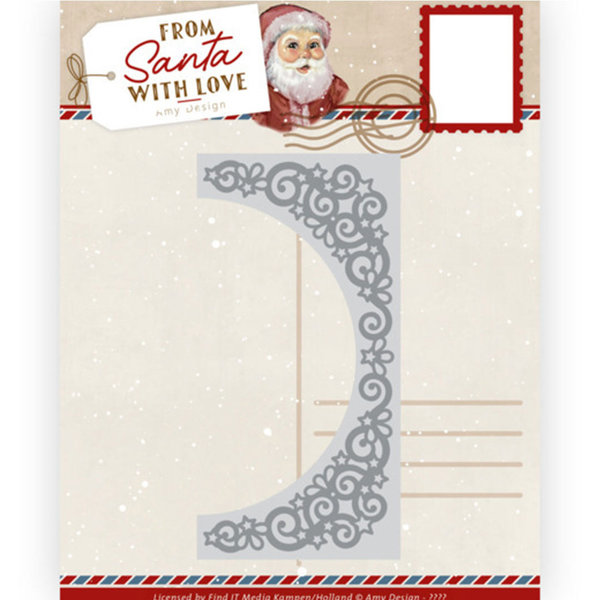 Dies - Amy Design – From Santa with love - Star Border