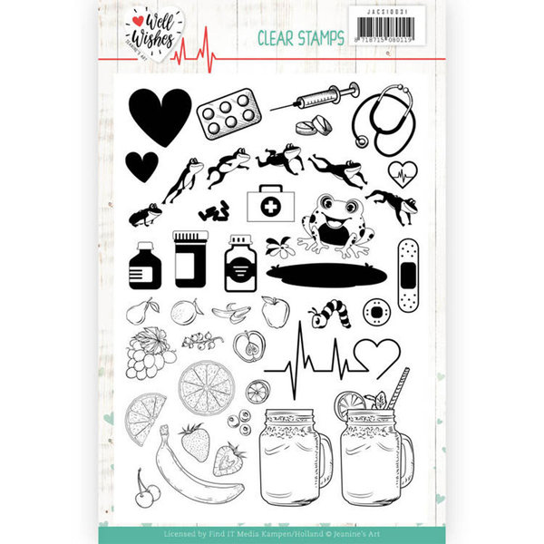 Clear Stamps - Jeanine's Art - Well Wishes
