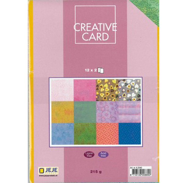 Creative card paperbloc assorted