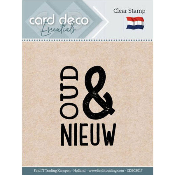 Card Deco Essentials - Clear Stamps - Oud & Nieuw