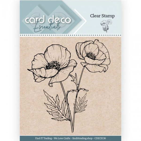 Poppy - Clear Stamp - Card Deco Essentials