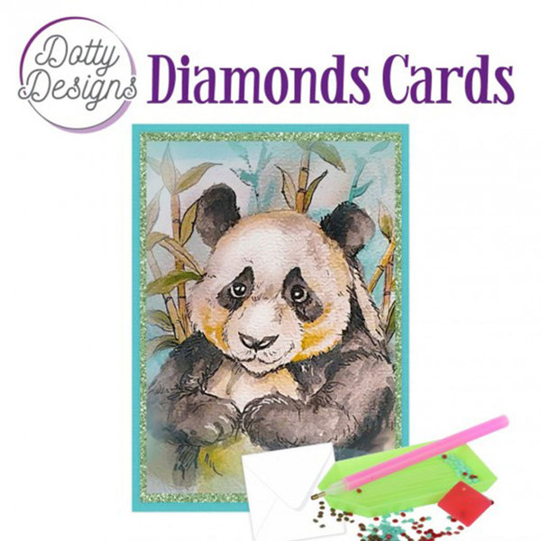 Dotty Designs Diamond Cards - Panda Bear