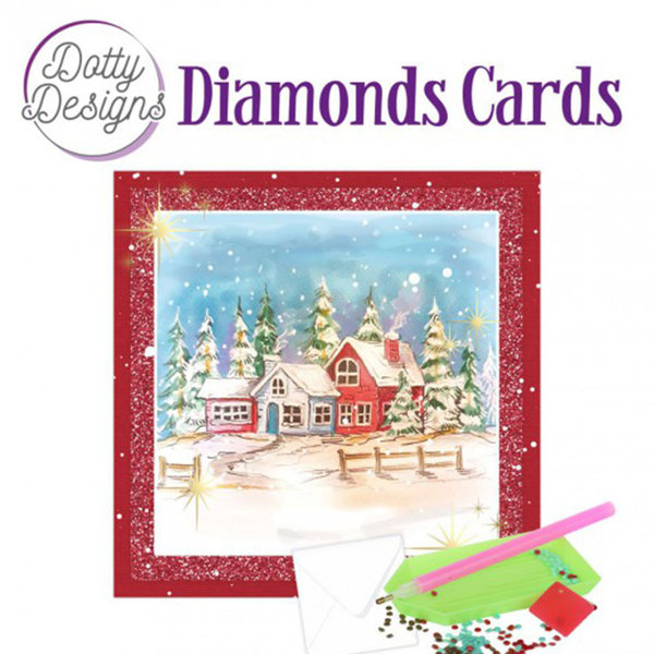 Dotty Designs Diamond Cards - Winter Landscape
