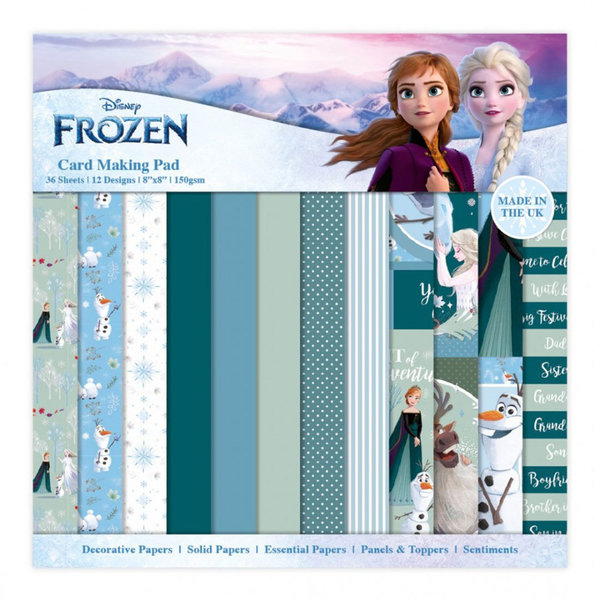 Frozen - Christmas Card Making 8x8 Pad