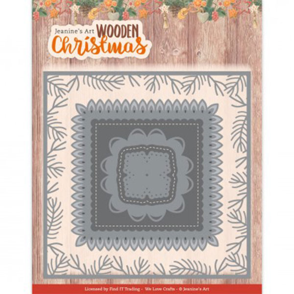 Dies - Jeanine's Art - Wooden Christmas - Wooden Frame