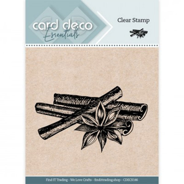 Card Deco Essentials Clear Stamps - Cinnamon
