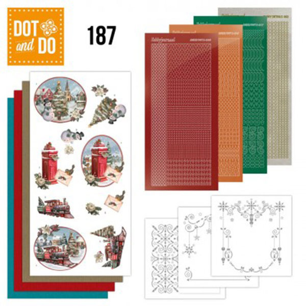 Nr. 187 Dot And Do Christmas Train - Nostalgic Christmas By Amy Design