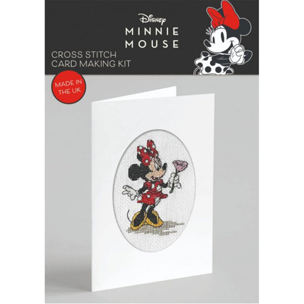 Disney Kruissteek Card Making Kit Minnie Mousse