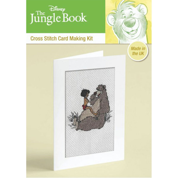 Disney Kruissteek Card Making Kit The Jungle Book