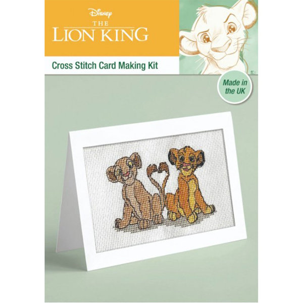 Disney Kruissteek Card Making Kit The Lion King