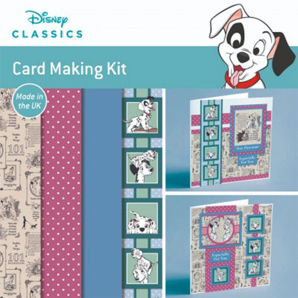 101 Dalmatians -6x6 Card Making Kit - Makes 3 Cards